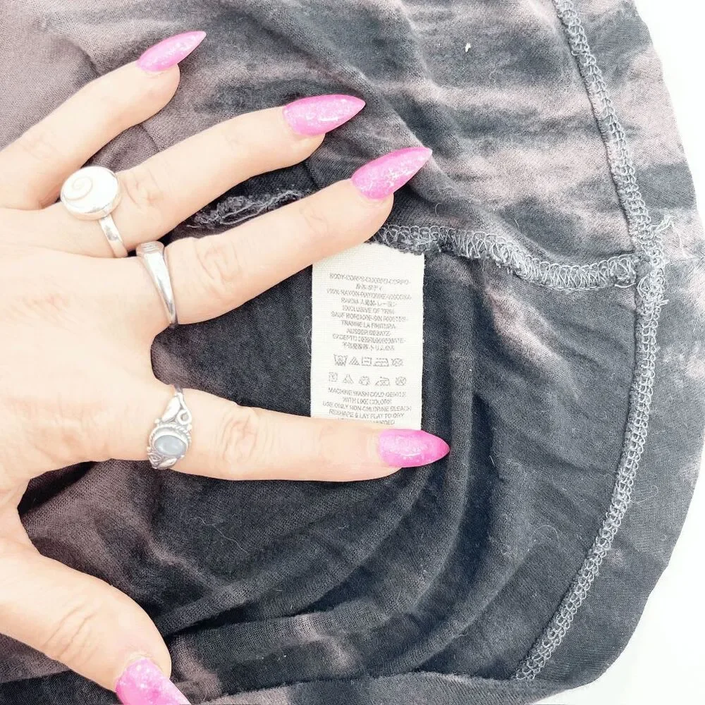 Free People Ombre Tank Top Womens Size M Brown Black Scoop Neck Y2K Western - Picture 3 of 4